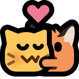 :neofox_hug_cat_heart: